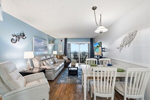 TV, fireplace, DVD player