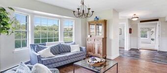 Idyllic traditional home with spacious rooms, fenced yard, and private pool...