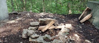 Treetopper Fully Set up Tent Site with BBQ, Firepit, Outdoor Pool & Hiking