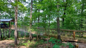 Tent (TreeTopper 2 - Fully Set up tent Site) | Property grounds - Treetopper 2 Fully Set up Tent Site with BBQ, Firepit, Outdoor Pool & Hiking (Branson)