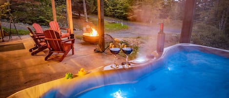 Baignoire à remous extérieure