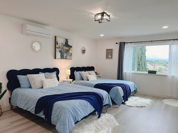 1 soverom, skrivebord, strykejern/-brett og wi-fi (inkludert)