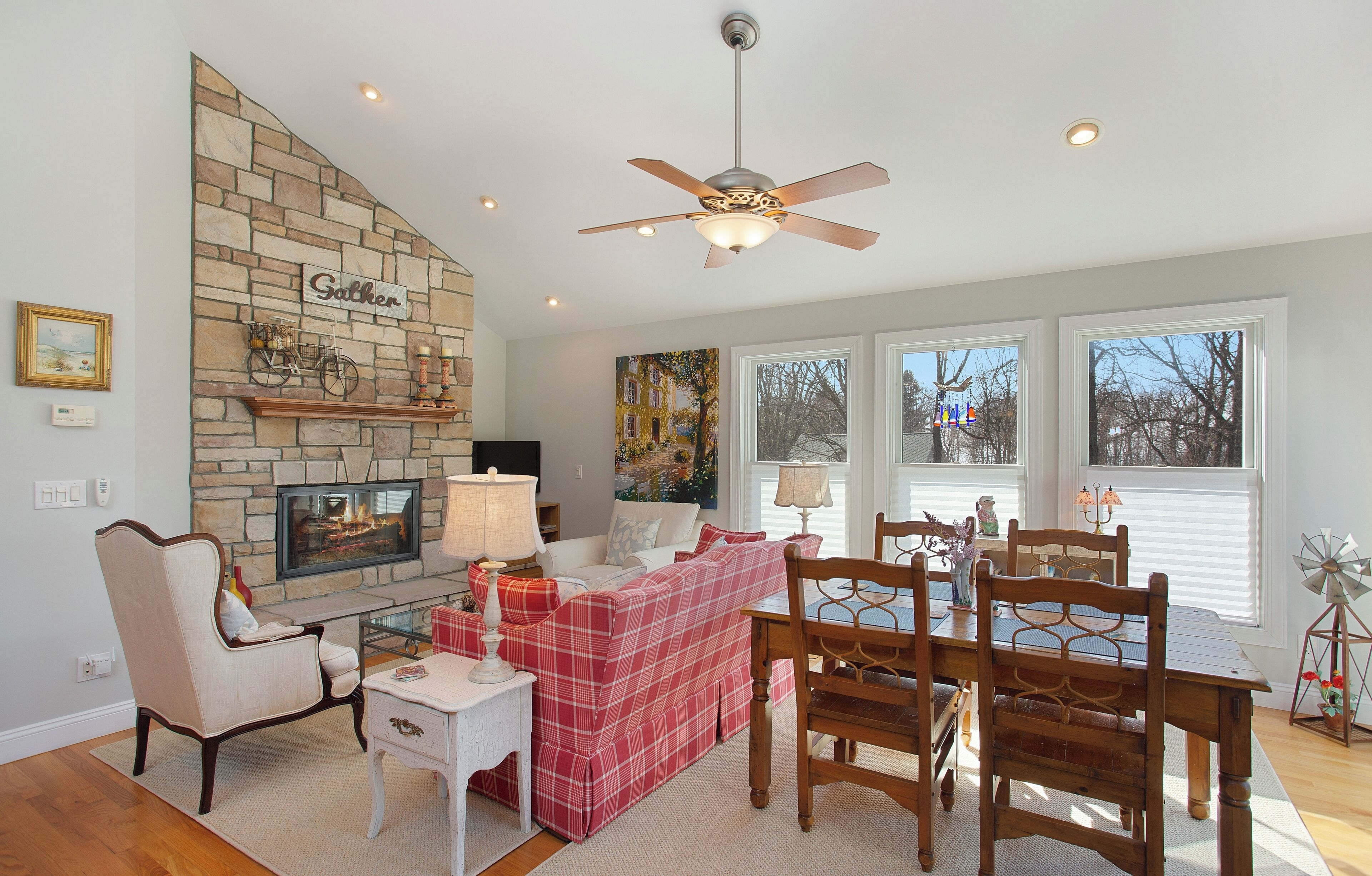 Coach House Living Area + Dining