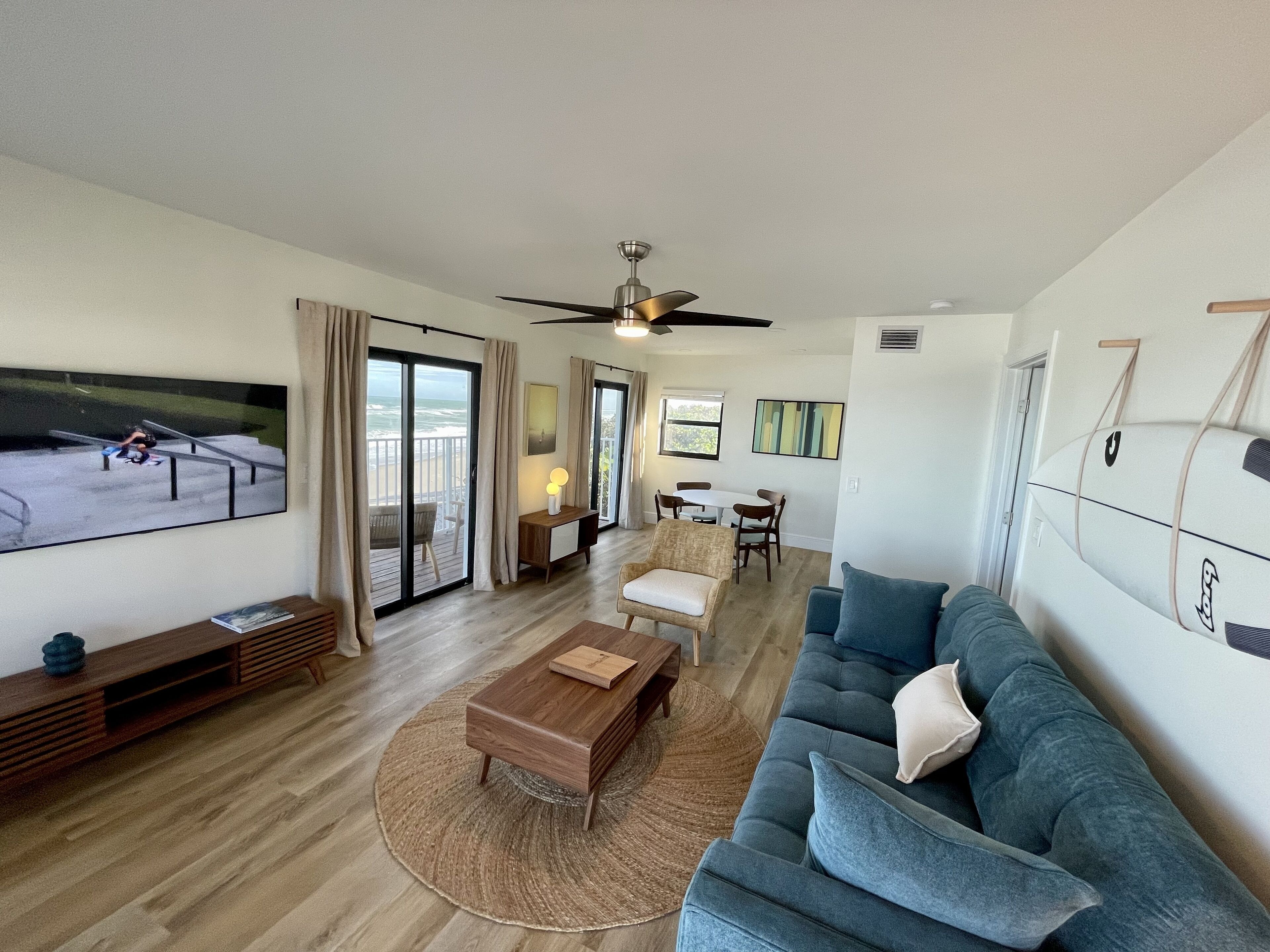 35-inch flat-screen tv with cable channels, tv