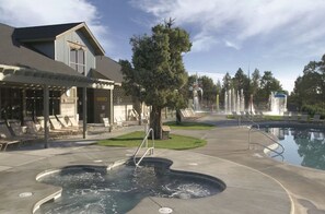Indoor pool, outdoor pool