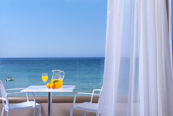 Balcony - Ilios Beach Hotel Apartments - Adults Only (Rethymno)