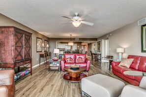 Smart TV, DVD player, books