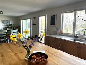 Entertain in the spacious kitchen