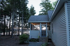 Exterior - Romantic Waterfront Cottage w/ Private Beach & Fire Pit (Hancock)