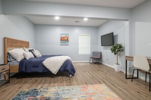 1 makuuhuone, vuodevaatteet