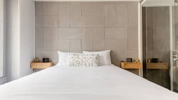 1 slaapkamer, een strijkplank/strijkijzer, wifi, beddengoed