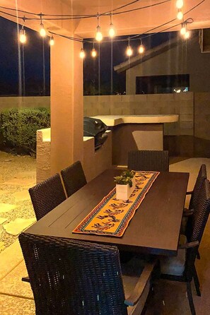 Outdoor dining