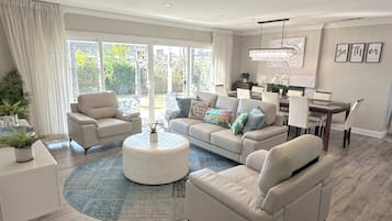 TV, video games, books, offices