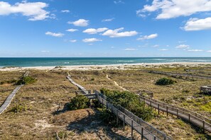 Accommodatie ligt op het strand