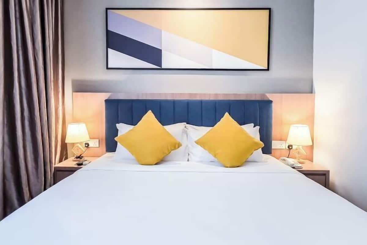 Betten mit Memory-Foam-Matratzen, Minibar, Zimmersafe
