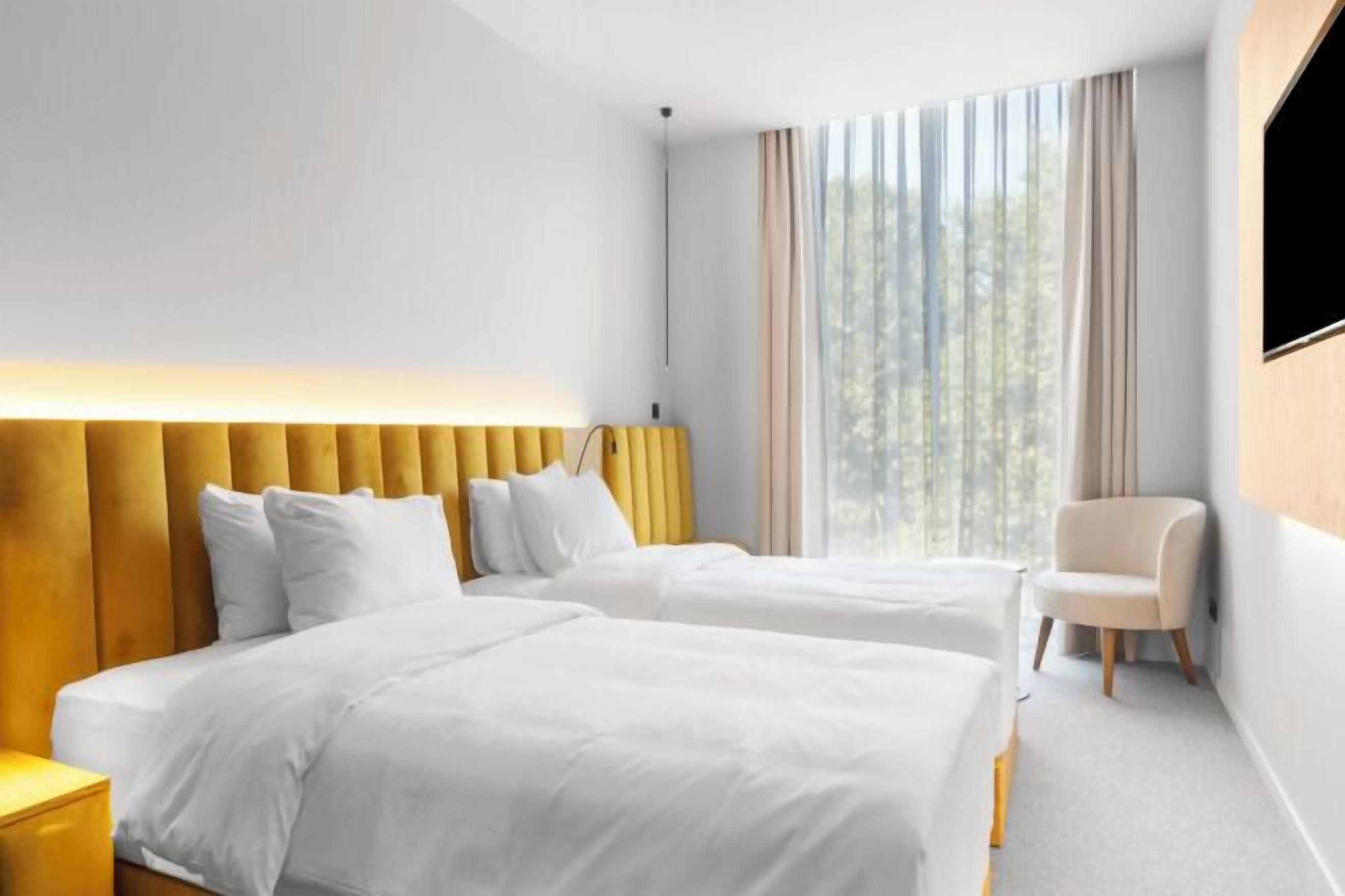 Allergitestade sängkläder och memory foam-madrasser