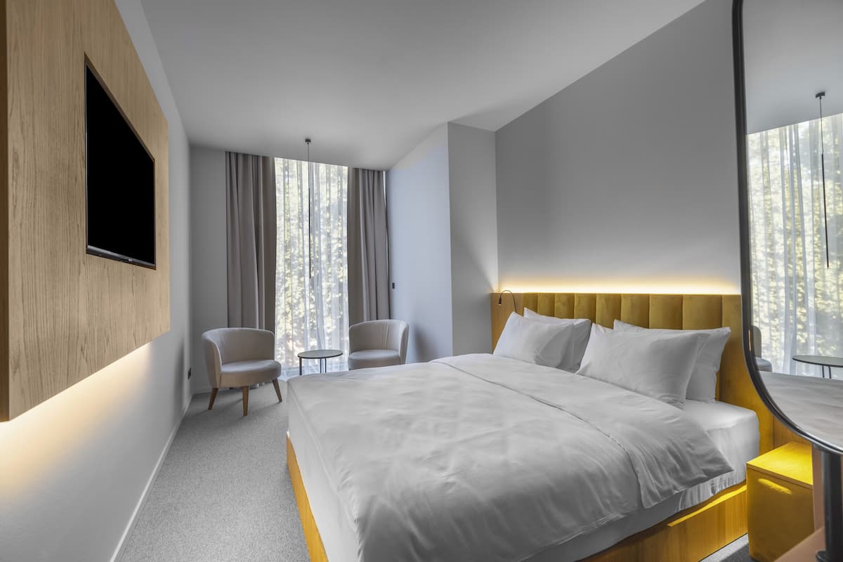 double | garden view