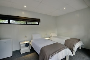 Chambre avec lits jumeaux | Minibar, bureau, literie fournie