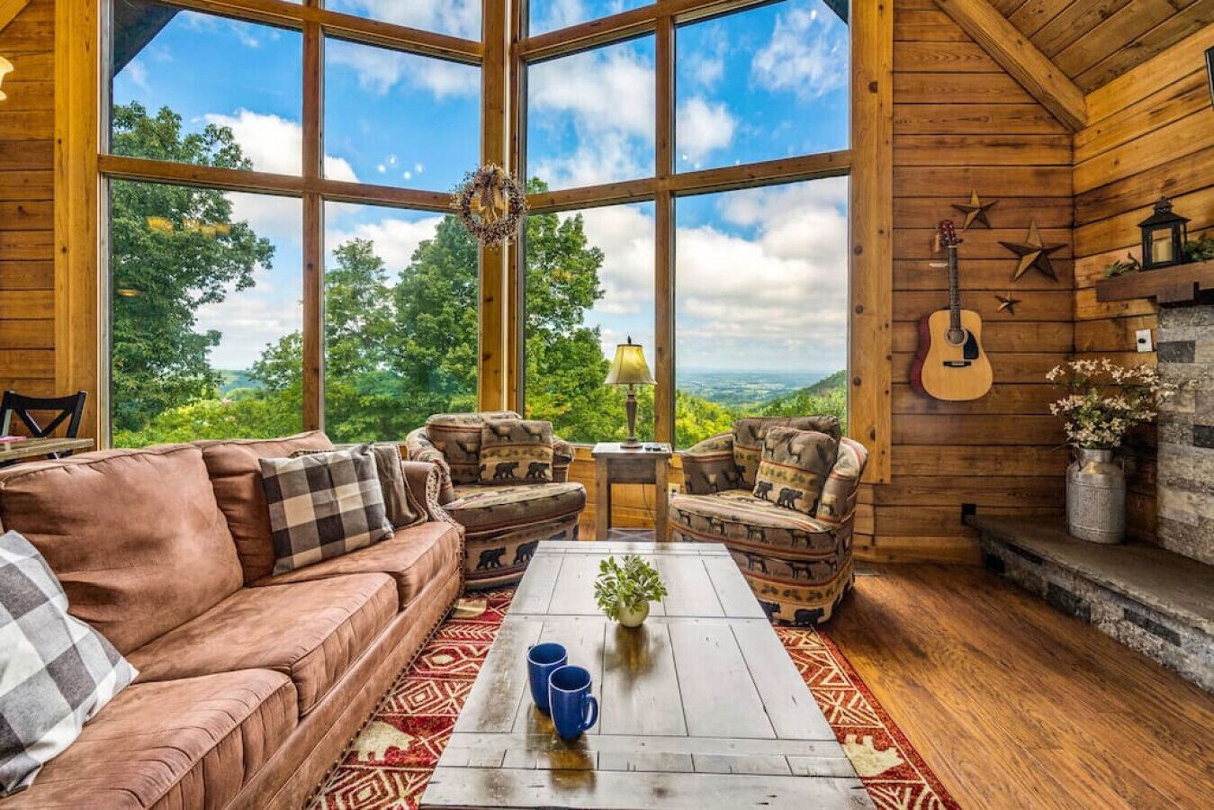 Smart TV, fireplace, video games, table football