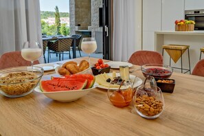 Dining - Luxury Beachfront Villa Raquel Solta with Private Pool, Gym with Seaview (Necujam)