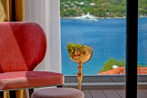 Interior - Luxury Beachfront Villa Raquel Solta with Private Pool, Gym with Seaview (Necujam)