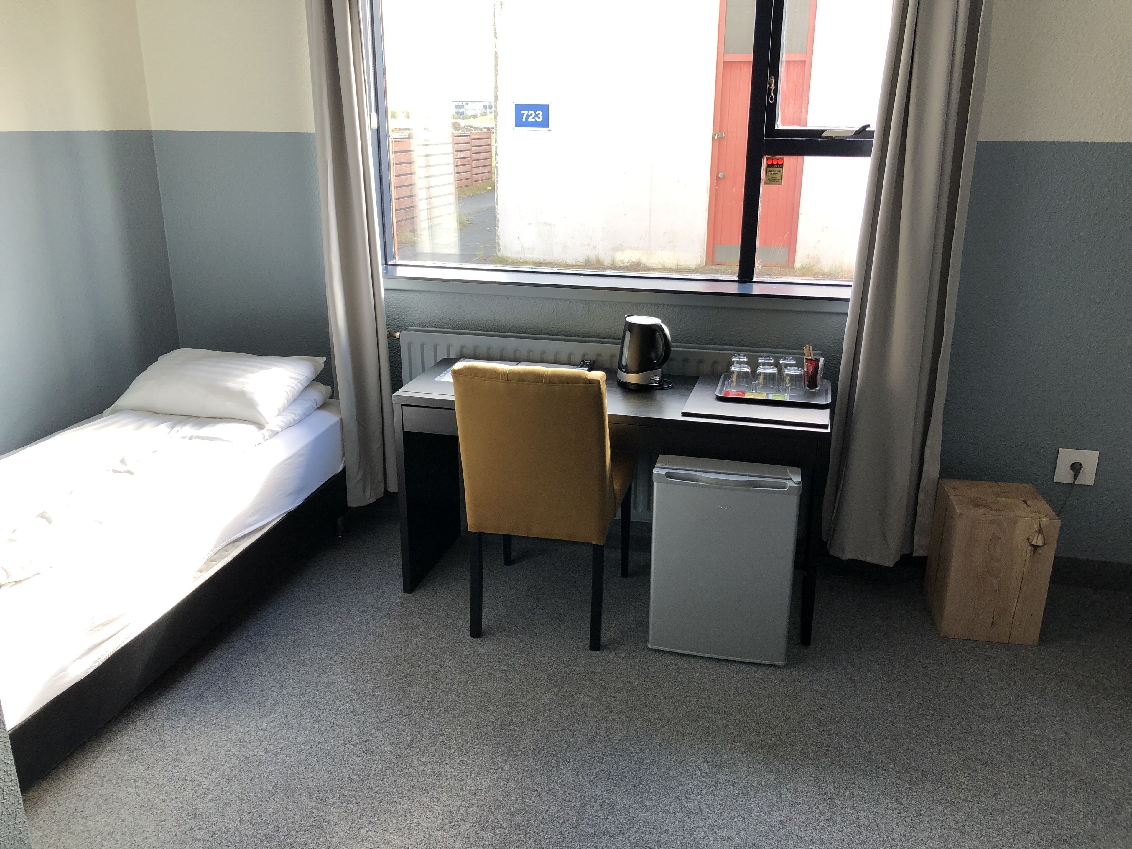premium triple room with 3 single beds | desk, soundproofing, iron/ironing board, free wifi