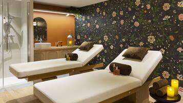 Espace de soins pour les couples, sauna, hammam, massages