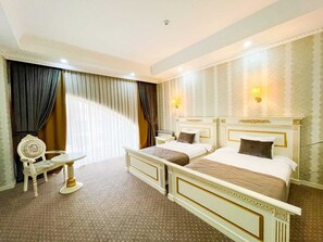 Standard Double or Twin Room | Premium bedding, minibar, in-room safe, individually decorated - Premier Palace Hotel (Baku)