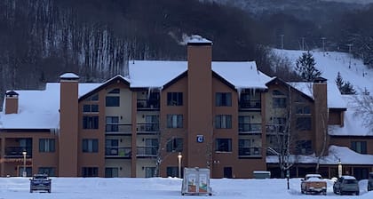 Right at the base of Pico, elevator building, Ski In Ski Out!