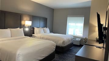 Habitación estándar, 2 camas de matrimonio, no fumadores | 1 dormitorio, wifi gratis, ropa de cama