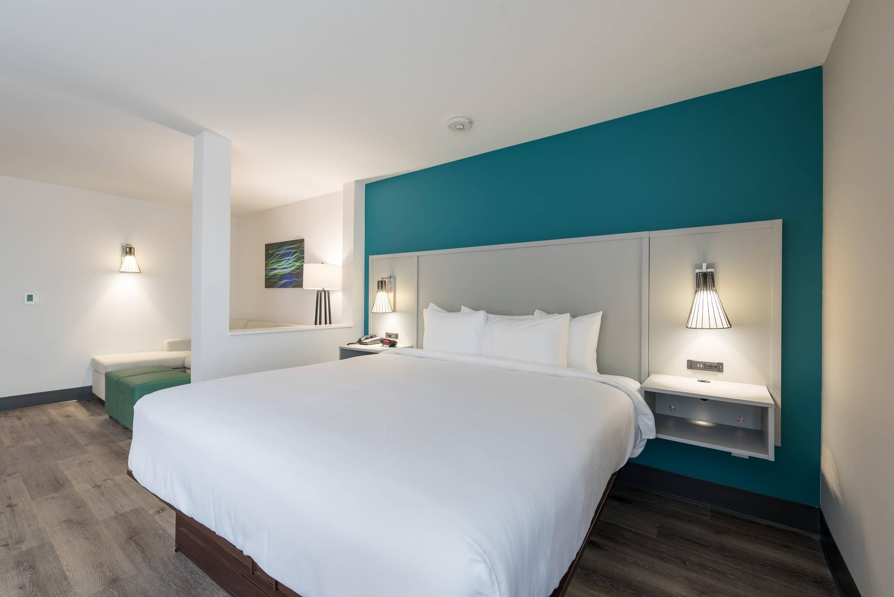 Suite, 1 cama King size, para no fumadores (Upgrade) | Escritorio y espacio para trabajar con laptop 