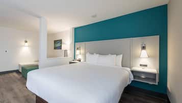 Suite, 1 cama King size, para no fumadores (Upgrade) | Escritorio y espacio para trabajar con laptop