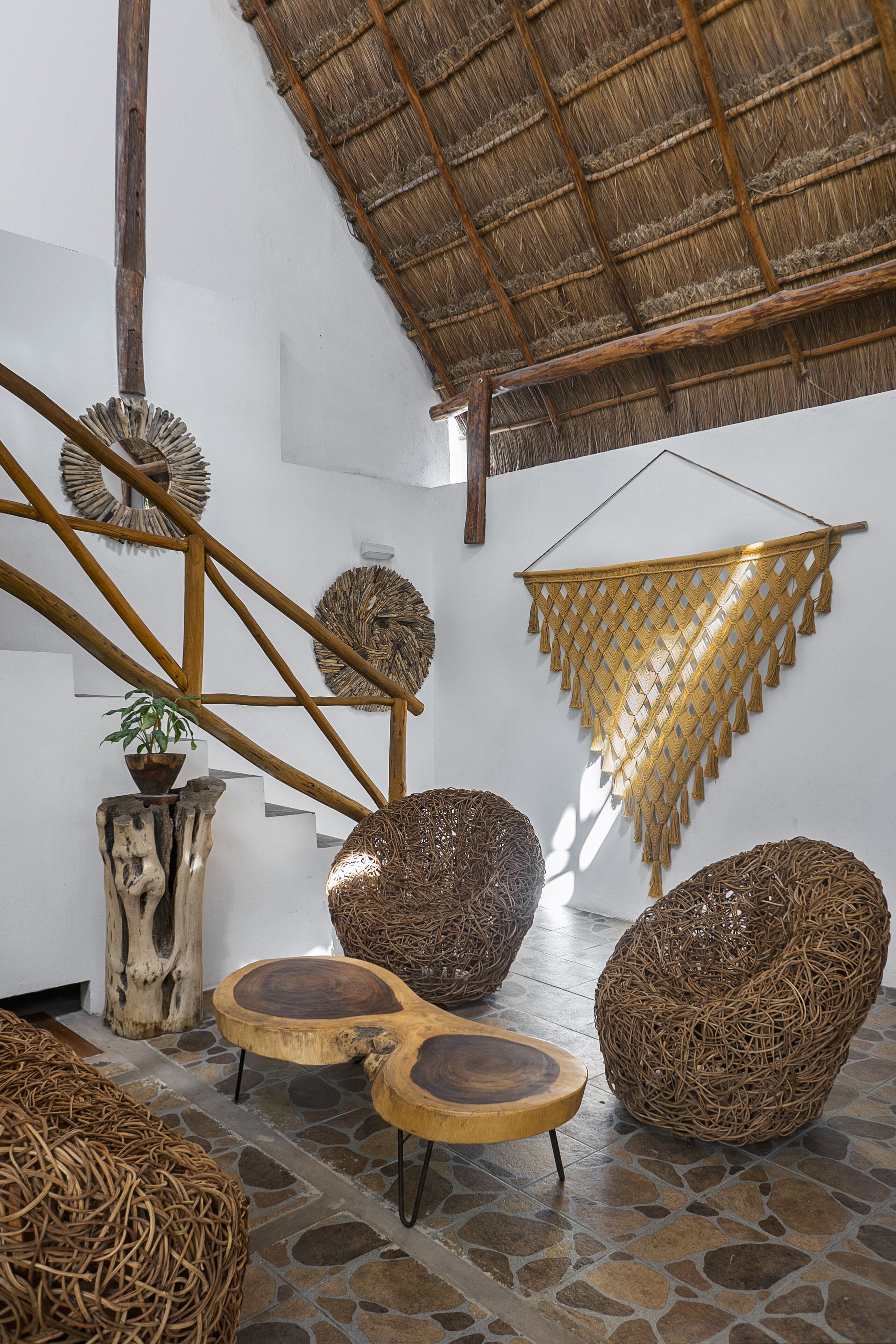 Sitteområde i lobbyen