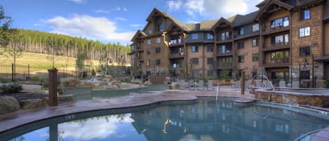 Indoor pool, outdoor pool
