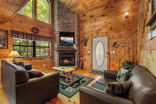 Fernseher, Kamin, Videospiele, Videothek