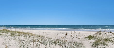 Aan het strand