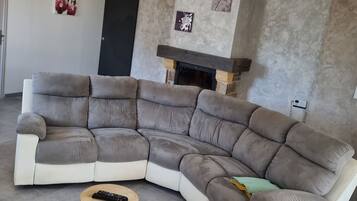 TV connectée, cheminée