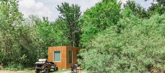 Dragonfly Cabin at Wahwahtaysee Resort on the San Marcos River