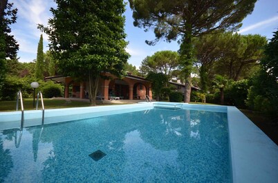 Villa with garden and pool