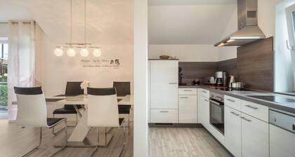 Family Apartment 2 near Lake Constance Shore with Balcony and Wi-Fi