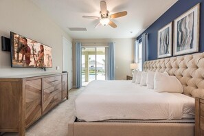 8 bedrooms, iron/ironing board, WiFi, bed sheets - Gleaming Villa with Home Theater at Encore (Kissimmee)