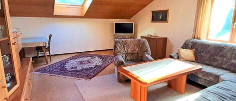 TV, DVD player, table tennis