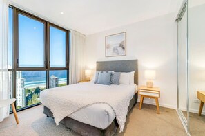 2 soverom, strykejern/-brett, reiseseng for barn og wi-fi