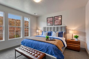 5 chambres, bureau, Wi-Fi gratuit, draps fournis