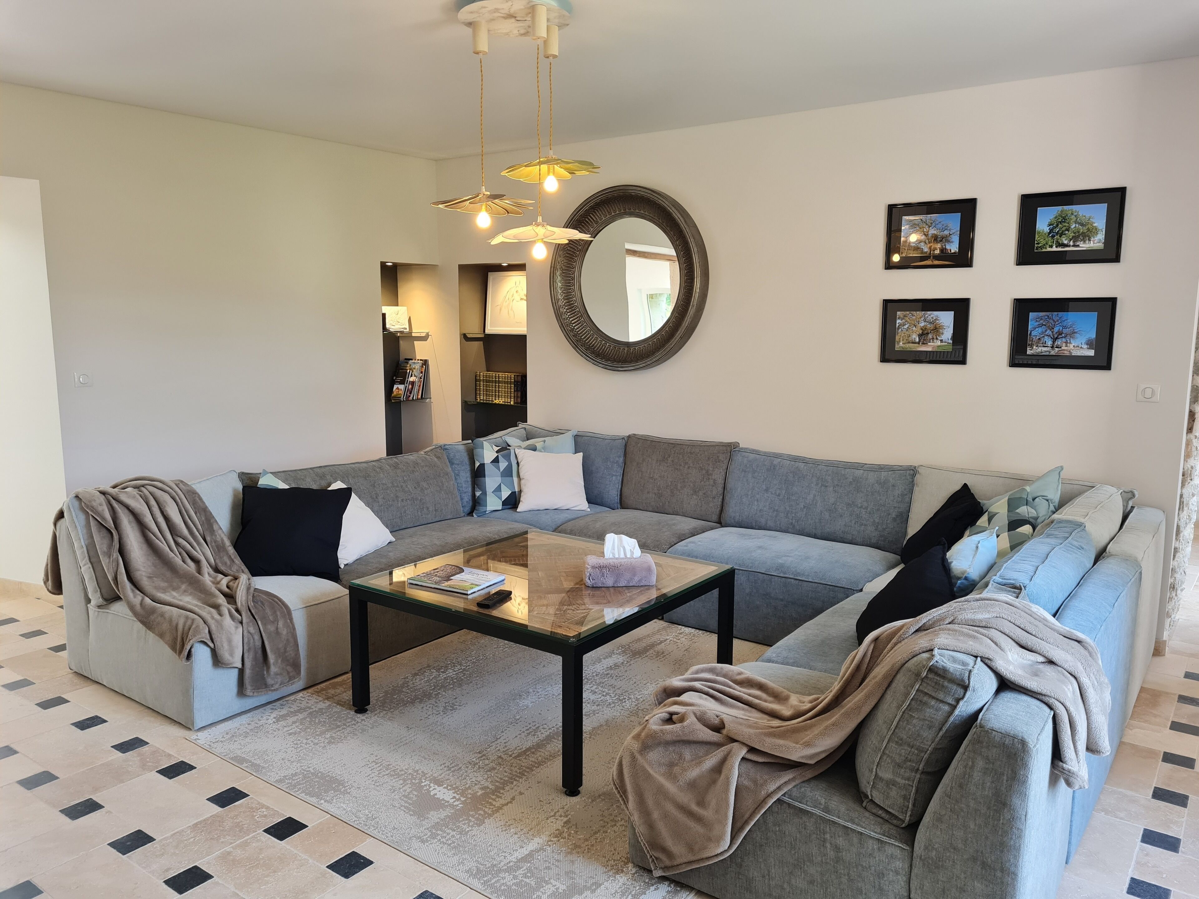 TV, foosball, table tennis, stereo