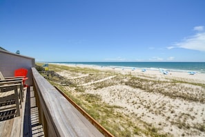 On the beach