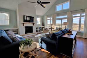 Smart-tv, een dvd-speler en boeken