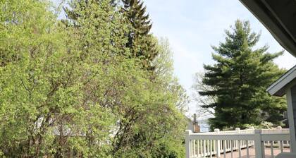 This is a timeshare condominium complex located on the northern end of Chautauqua Institution at 20 Elm Lane
