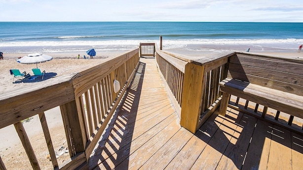Accommodatie ligt op het strand