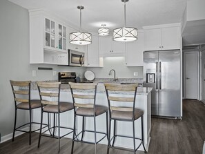 Private kitchen - 1210 Topsail Dunes - 1BR Oceanfront Condo in North Topsail Beach with Community Pool (North Topsail Beach)